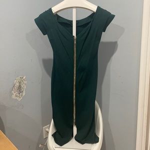 Beautiful Forest Green bodycon dress